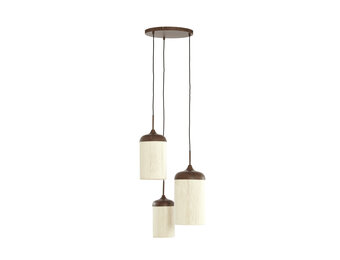 Light & Living - Hanglamp DANIALO - Ø35x32 cm - Bruin