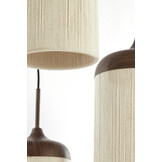 Light & Living - Hanglamp DANIALO - Ø35x32 cm - Bruin