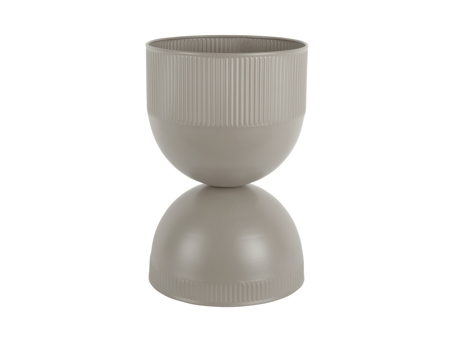 Present Time - Bloempot Tonar Medium - Warmgrijs