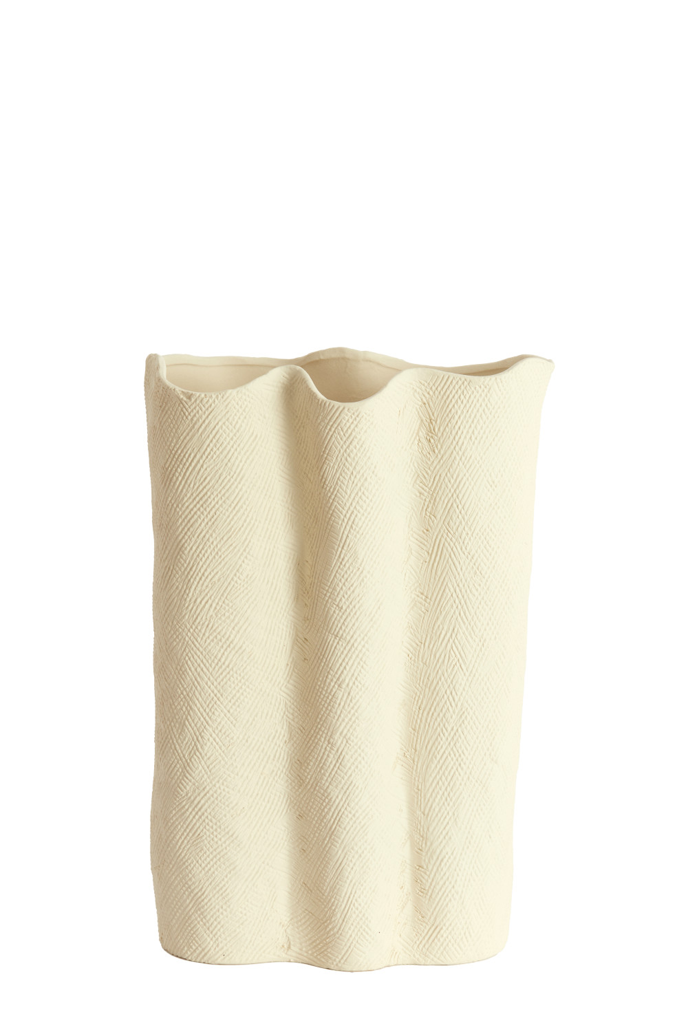 Light & Living - Vaas FLOVILLA - 26x14x40 cm - Wit