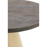 Light & Living - Salontafel OCANA - Ø80x40 cm - Bruin