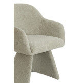 Light & Living - Eetkamerstoel RONAN - 58x51.5x81 cm - Bruin - Set van 2