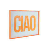 Present Time - Wall Art Ciao Large - Helderoranje