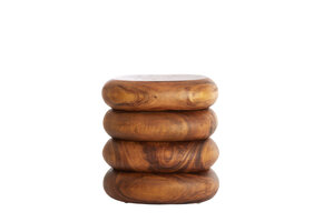 Light & Living - Bijzettafel FACUNDO - 45x31x48 cm - Bruin