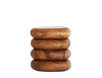 Light & Living - Bijzettafel FACUNDO - 45x31x48 cm - Bruin