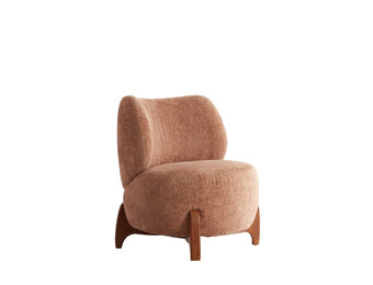 Light & Living - Stoel BINOA - 72.5x70x79 cm - Roze