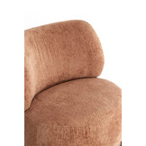 Light & Living - Stoel BINOA - 72.5x70x79 cm - Roze