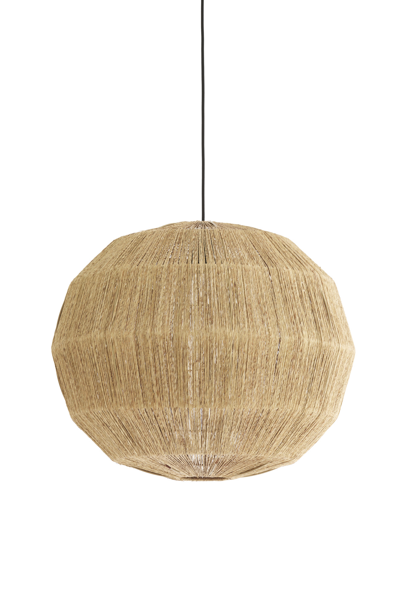 Light & Living - Hanglamp JUNNA - Ø60x60 cm - Bruin