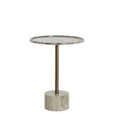 Light & Living - Bijzettafel CIVITA - Ø37x49 cm - Bruin