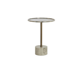 Light & Living - Bijzettafel CIVITA - Ø37x49 cm - Bruin