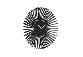 Karlsson - Wandklok Polo - Zwart- Ø48cm