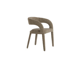 Light & Living - Eetkamerstoel KYRAN - 58x57x78 cm - Bruin - Set van 2