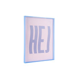 Present Time - Wall Art Hej Large - Paars