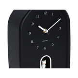 Karlsson - Wandklok Modern Kitty - Zwart- Ø29,1cm