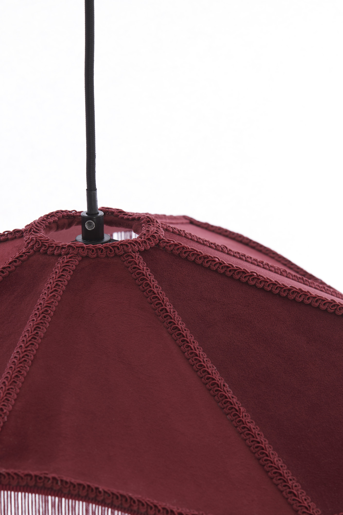 Light & Living - Hanglamp TIFFANY - Ø50x28 cm - Rood