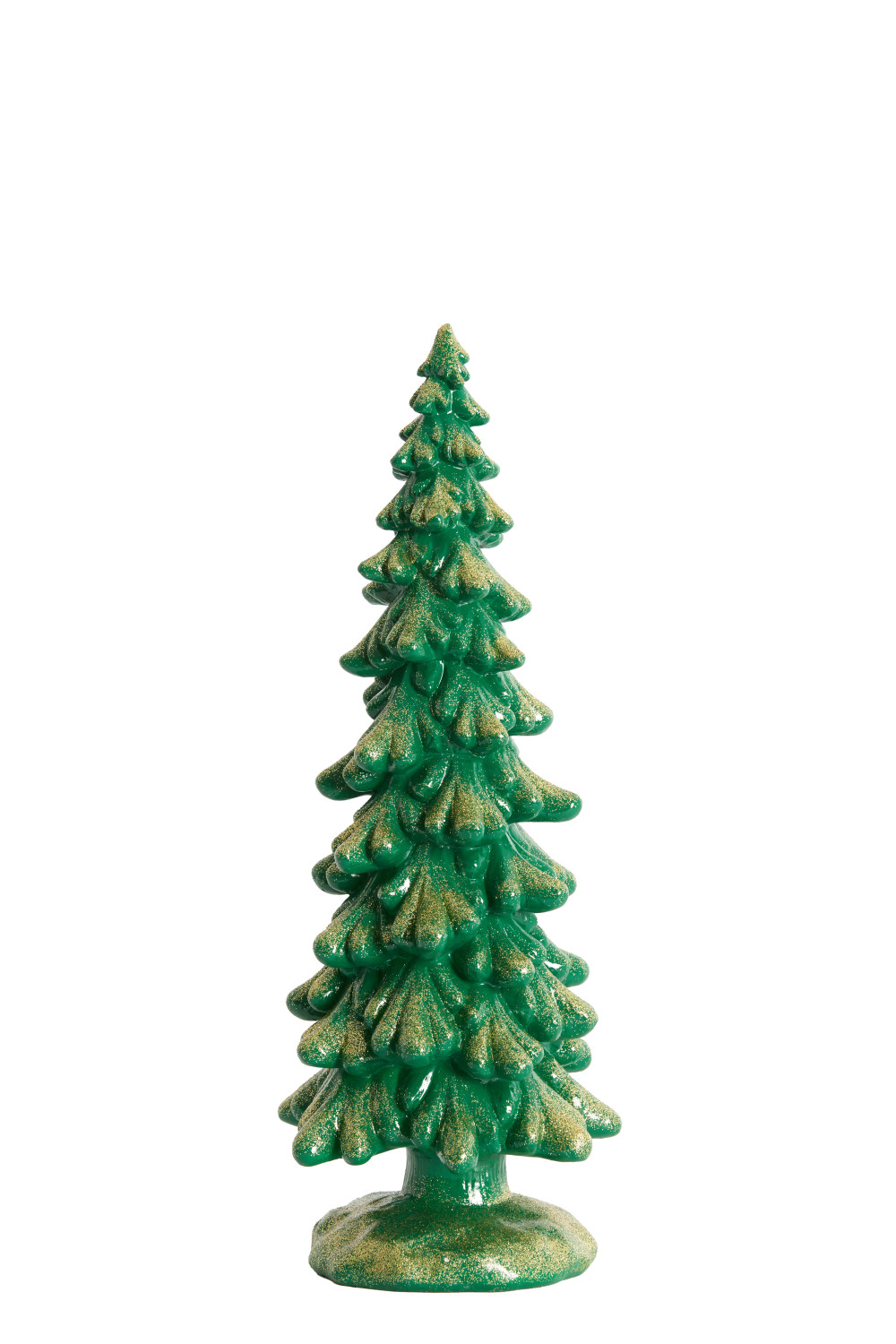 Light & Living - Ornament CHRISTMAS TREE - Ø13x35 cm - Groen