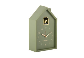 Karlsson - Wekker Modern Cuckoo Oro - Luxury green