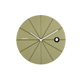 Karlsson - Wandklok Destacado Cuckoo - Olive green w. luxury green- Ø28cm