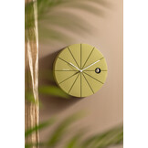 Karlsson - Wandklok Destacado Cuckoo - Olive green w. luxury green- Ø28cm