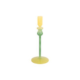 Present Time - Kandelaar Duo Colores Medium - Retro green & soft yellow