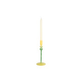 Present Time - Kandelaar Duo Colores Medium - Retro green & soft yellow