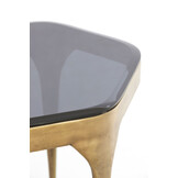 Light & Living - Bijzettafel AVI - 50x45.5x50 cm - Grijs - Set van 2