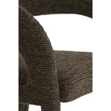 Light & Living - Eetkamerstoel KYRAN - 58x57x78 cm - Bruin - Set van 2