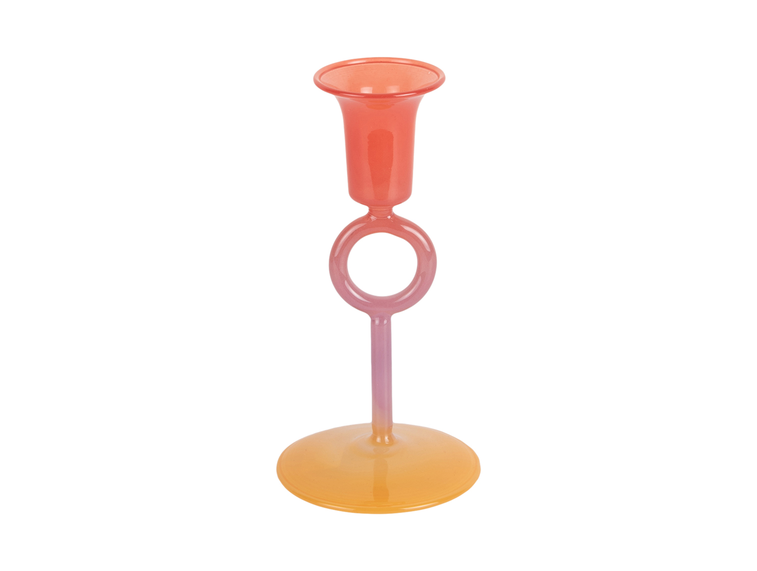 Present Time - Kandelaar Anillo Vivo Small - Bright red