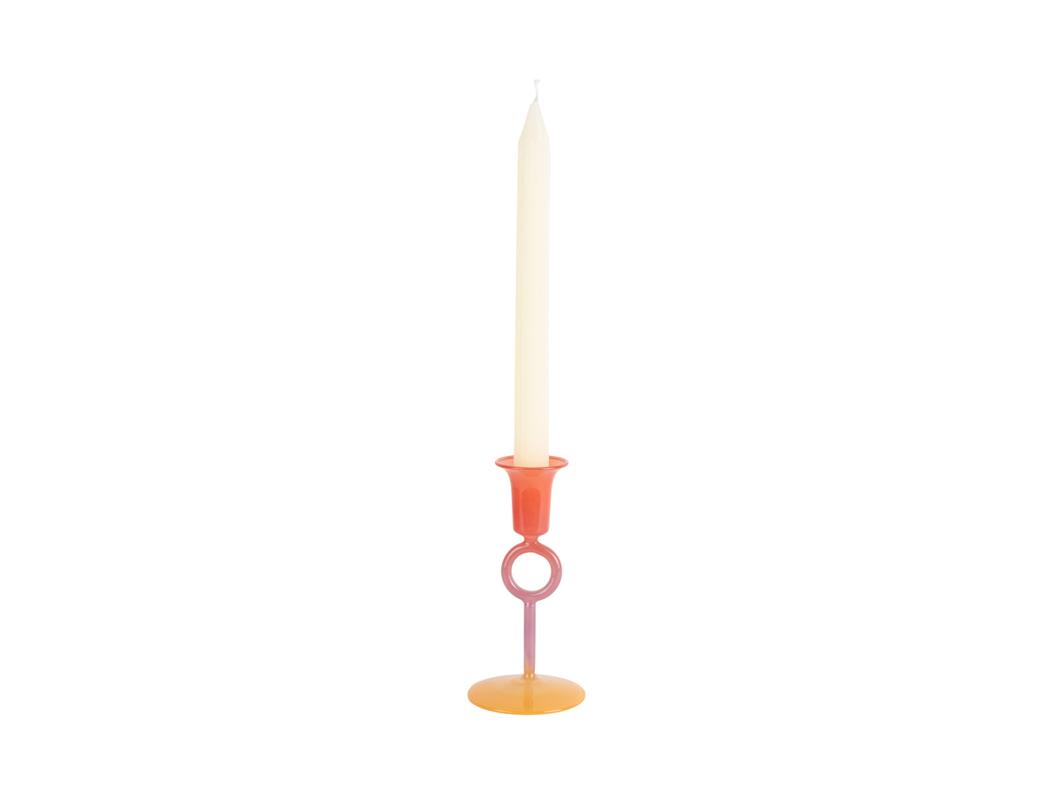 Present Time - Kandelaar Anillo Vivo Small - Bright red