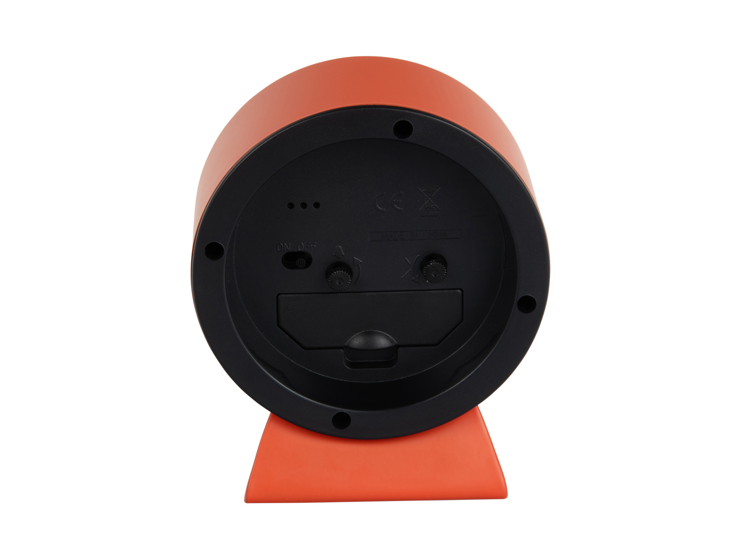 Karlsson - Wekker Cool Retro - Helderoranje