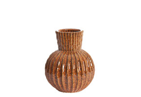 Light & Living - Vaas ZIRJA - Ø25x30 cm - Oranje