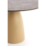 Light & Living - Eettafel PALMIRA - Ø120x76 cm - Bruin