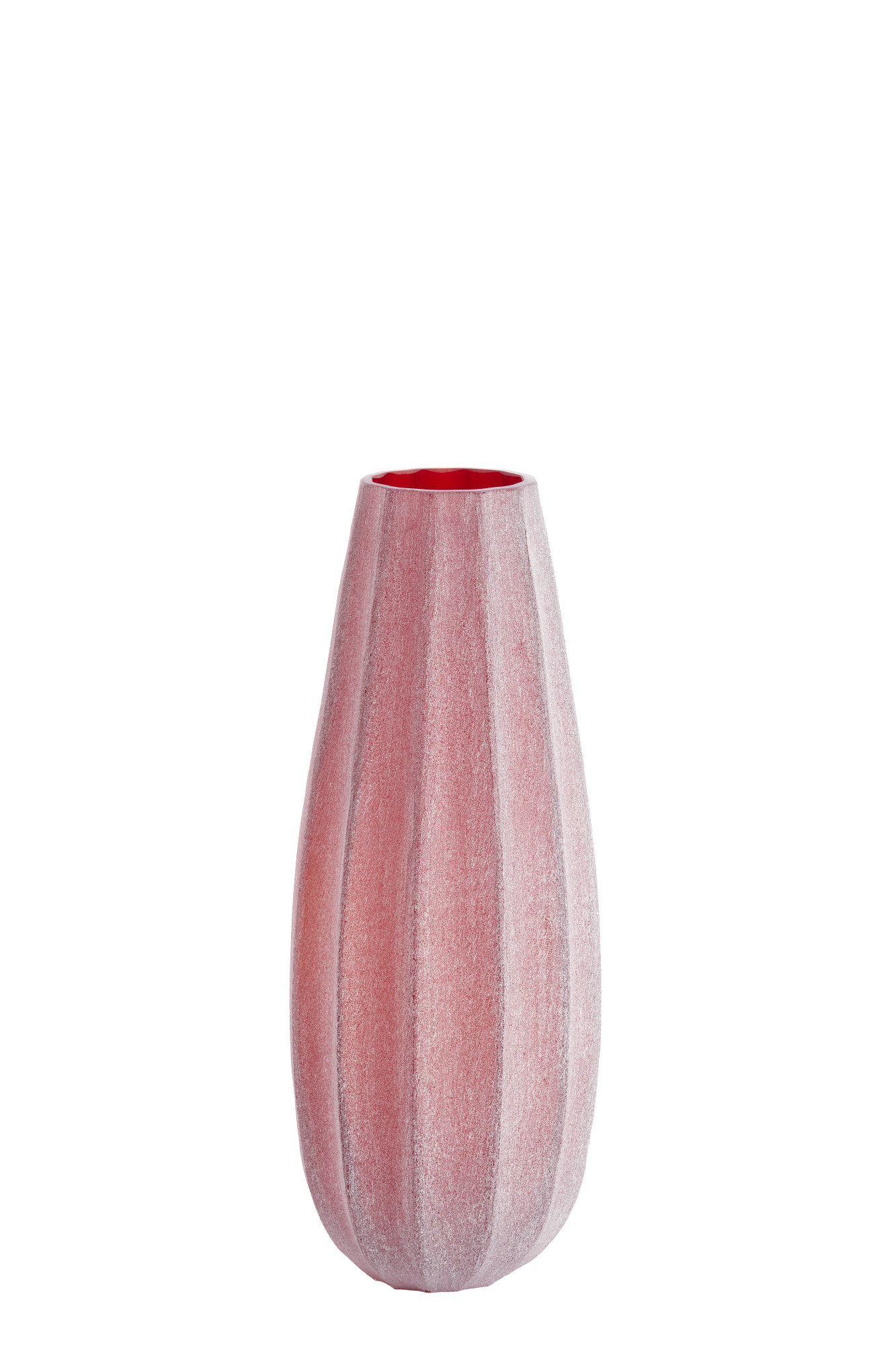 Light & Living - Vaas BRADLEY - Ø17.5x44.5 cm - Rood