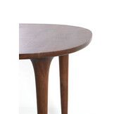 Light & Living - Eettafel ZALE - Ø120x76 cm - Bruin