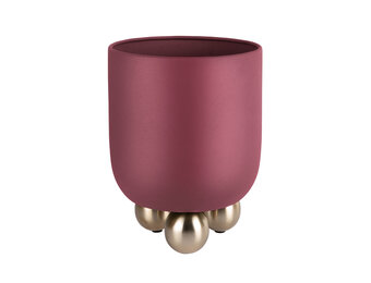 Present Time - Bloempot Estilo Large - Bordeauxrood