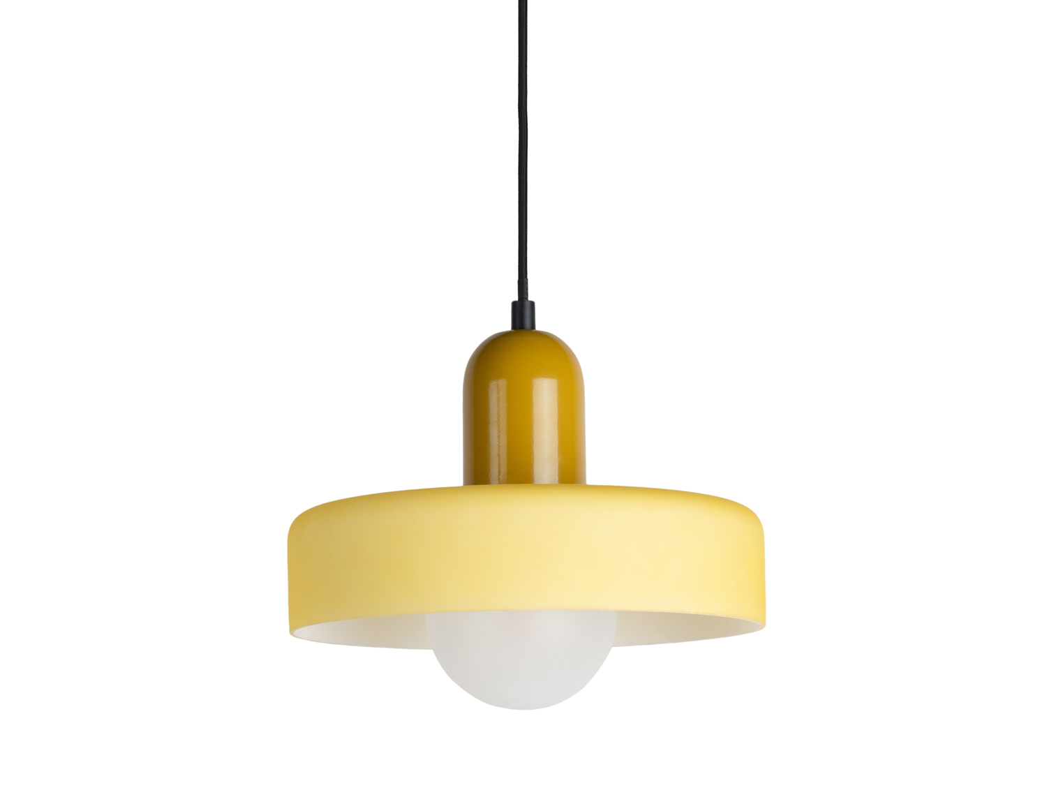 Leitmotiv - Hanglamp Opaco Grato - Ochre yellow & soft yellow