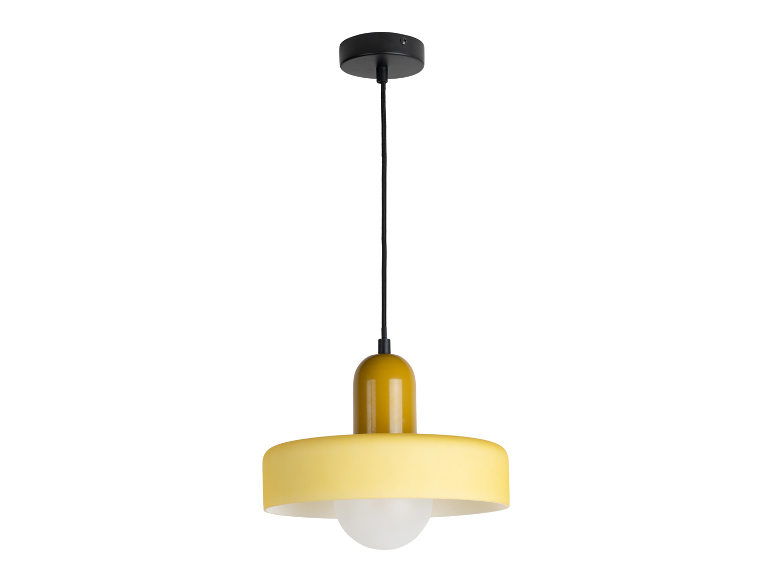 Leitmotiv - Hanglamp Opaco Grato - Ochre yellow & soft yellow