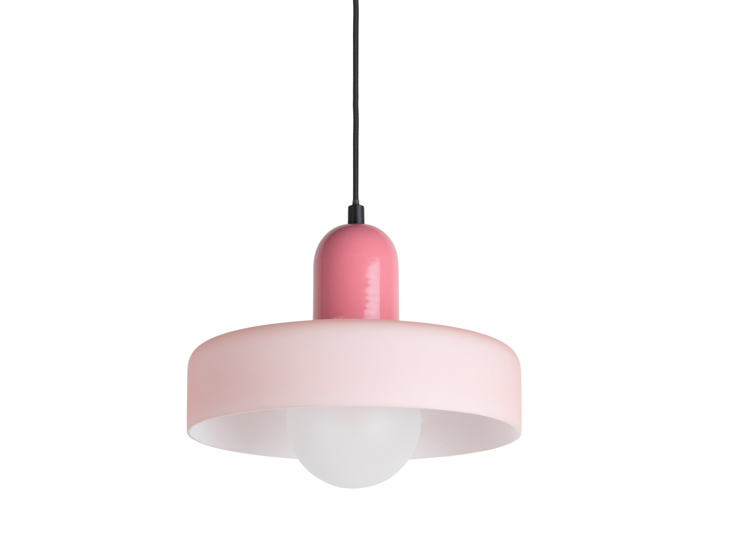 Leitmotiv - Hanglamp Opaco Grato - Rose tan & soft pink