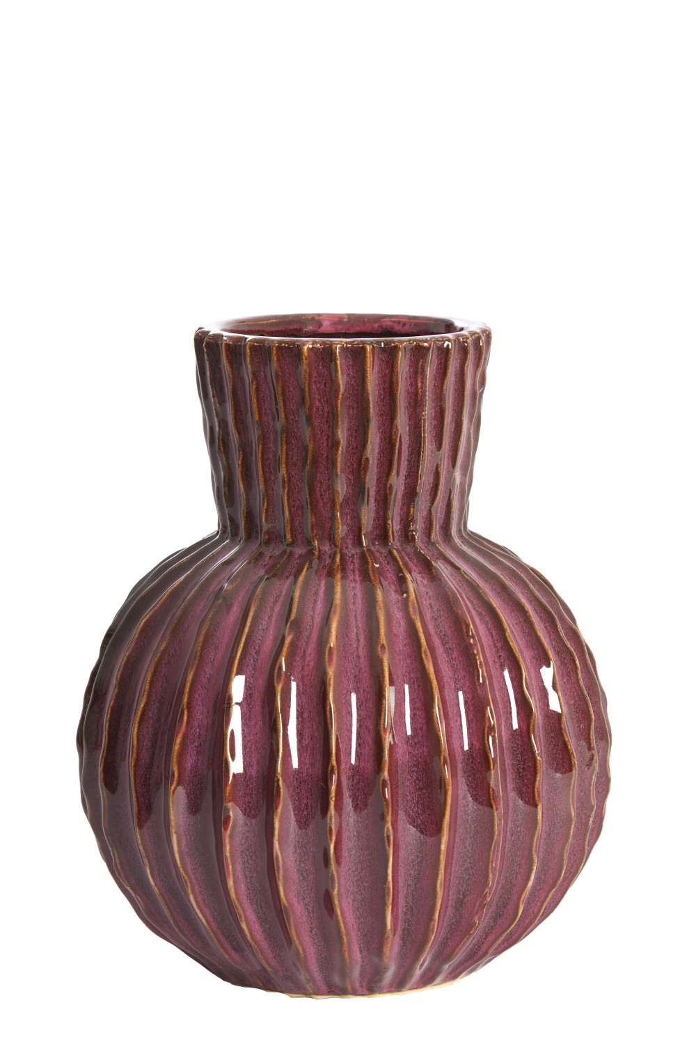 Light & Living - Vaas ZIRJA - Ø25x30 cm - Paars