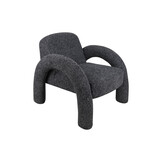 Leitmotiv - Fauteuil Brazo Melange - Zwart