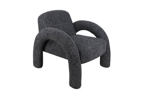 Leitmotiv - Fauteuil Brazo Melange - Zwart