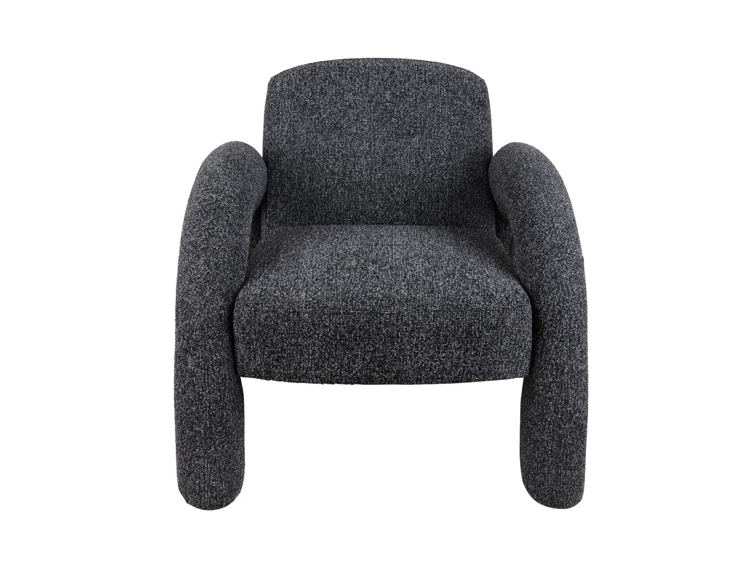 Leitmotiv - Fauteuil Brazo Melange - Zwart