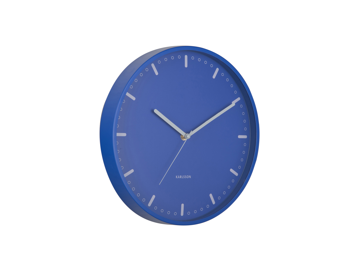Karlsson - Wandklok Cool Retro - Cobalt blue- Ø30cm