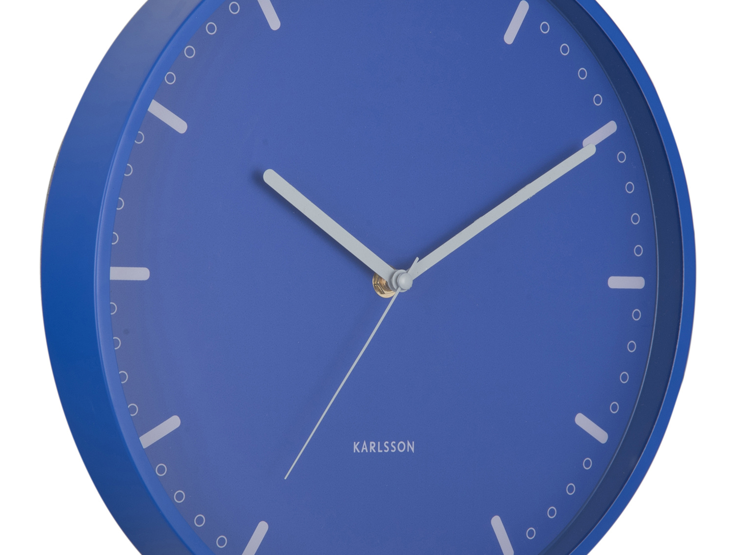 Karlsson - Wandklok Cool Retro - Cobalt blue- Ø30cm