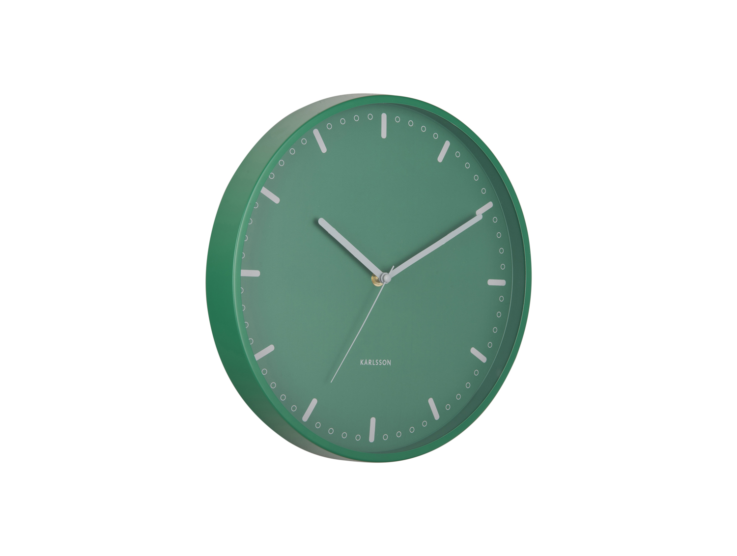 Karlsson - Wandklok Cool Retro - Retro green- Ø30cm