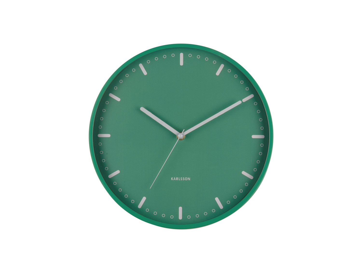 Karlsson - Wandklok Cool Retro - Retro green- Ø30cm