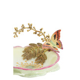 Light & Living - Schaal BUTTERFLY - 26.5x20x14 cm - Groen