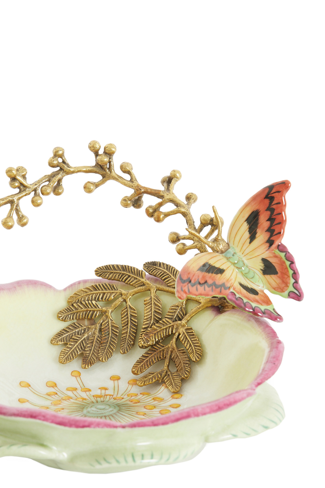 Light & Living - Schaal BUTTERFLY - 26.5x20x14 cm - Groen