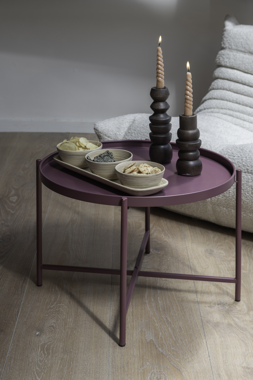 Leitmotiv - Salontafel Meseta - Dark mauve