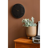 Karlsson - Wandklok Fuerte Dome - Zwart- Ø30,5cm